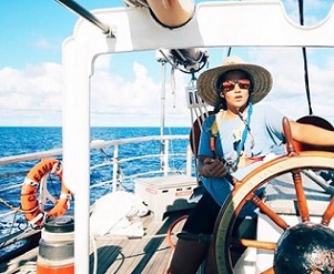 Former ASCC student Casidhe “Cassie” Mahuka, currently pursuing a double major in Environment Science and Environmental Studies at Chaminade University in Honolulu, is one of two inaugural recipients of the ASCC Marine Science Scholarship. Credit - American Samoa Community College (ASCC)