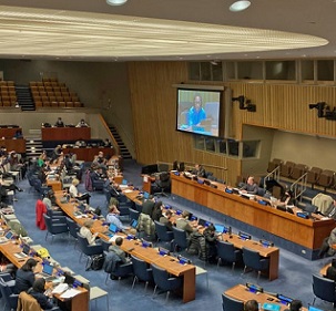 Delegates convene to negotiate a high seas treaty in New York this month. Image by Julian Jackson / Pew.