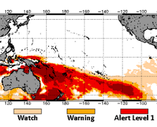 regional ocean temperature graphic. Credit - NOAA