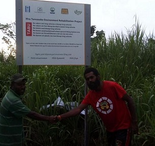 Erection of billboards. Source - https://dailypost.vu/