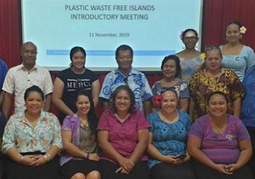 Participants in Apia, Samoa PWFI project inception. credit - IUCN