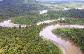 Frieda River heading north to join the Sepik River. Photo: Facebook - SEPIK Capital, PNG - Wewak Urban Local Level Government