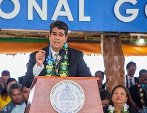 Surangel Whipps Jr., President of Palau. Credit - Bernadette Carreon