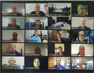 Participants of the fifth regional steering committee meeting of the GEF Pacific International Waters Ridge to Reef Project. Credit - Secretariat of the Pacific Community 