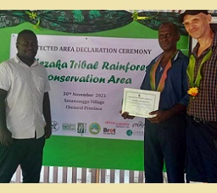 Padezeka Rainforest Declared as a Conservation Area. Credit - MECDM