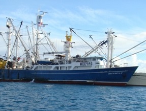 US Raffaello alongside mother ship Tai Fu No1. Photo: Supplied