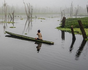 About 60 percent of the 15,000 people living in the Agusan Marsh are Agusan Manobos, a local Indigenous group. Credit - Gab Mejia