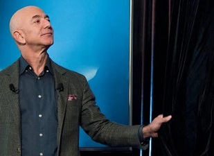 “Climate change is the biggest threat to our planet,” Jeff Bezos wrote on Instagram on Monday.Credit...Emma Howells for The New York Times