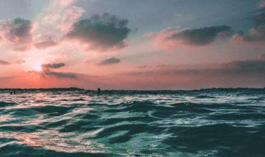ocean at sunset