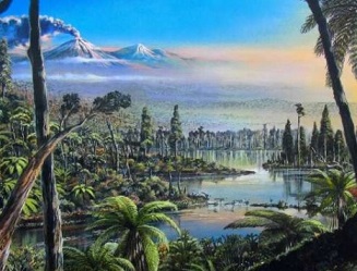 Illustration of the Antarctic rainforest. Credit: Alfred-Wegener-Institut/James McKay