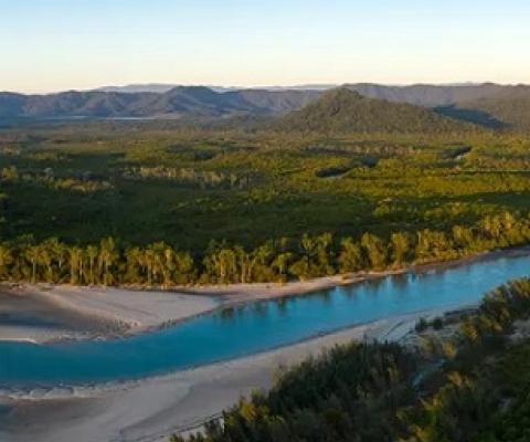 Cooper Creek in the Daintree rainforest. The world heritage-listed national park is being handed back to the Eastern Kuku Yalanji people, who will manage it in partnership with the Queensland government. Photograph: Kerry Trapnell/Queensland Conservation Council