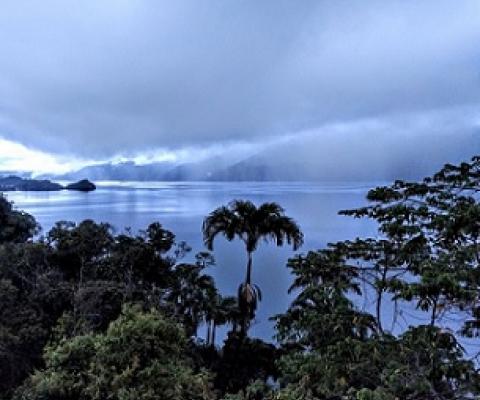 View over Lake Kutubu in Papua New Guinea. Credit: Professor Simon Haberle