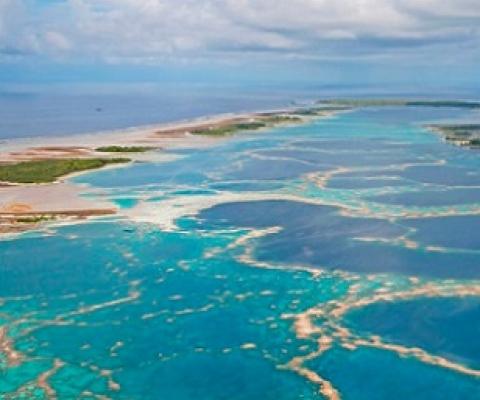 Millennium atoll one of the Southern Line Islands. Kiribati. Credit - CC 2.0.