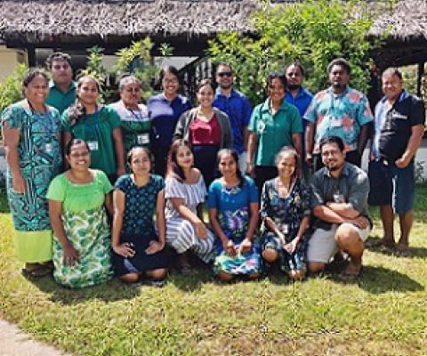 Participants of the PIPAP training in Kiribati. Photo: Mika Bita/ECD-MELAD