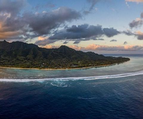Rarotonga is the main island of the Cook Islands archipelago, a country currently grappling with whether to allow deep-sea mining in its territorial waters. Photo by Asia Dream Photo/Alamy Stock Photo