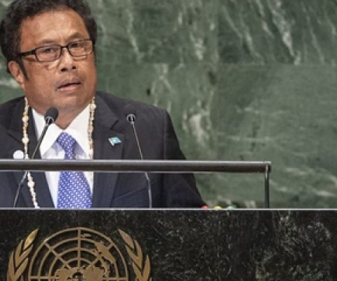 The President of Palau, Tommy Remengesau. Photo credit: UN