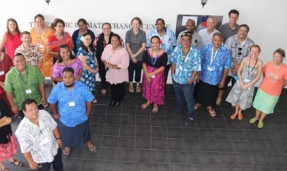 workshop participants. photo - SPREP