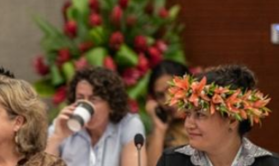Cook Islands delegate at Pacific Agriculture Week in Samoa. source - www.cookislandsnews.com