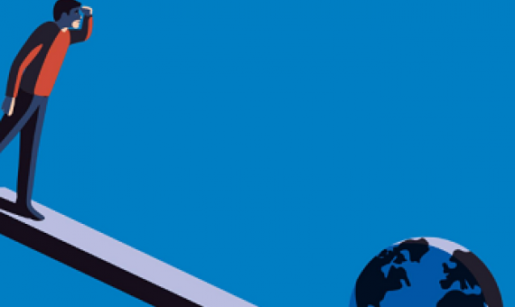 Globally, humans are better off today than on the first Earth Day. ILLUSTRATION BY ANNA PARINI