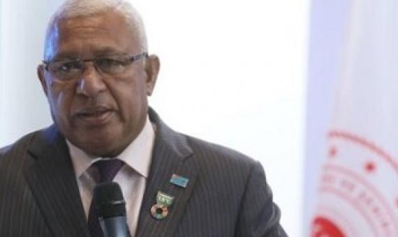 Fiji's Prime Minister, Frank Bainimarama.  Photo: 2019 Anadolu Agency / AFP