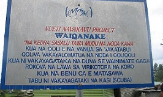 One of Fiji's LMMA sites. Credit - V. Jungblut