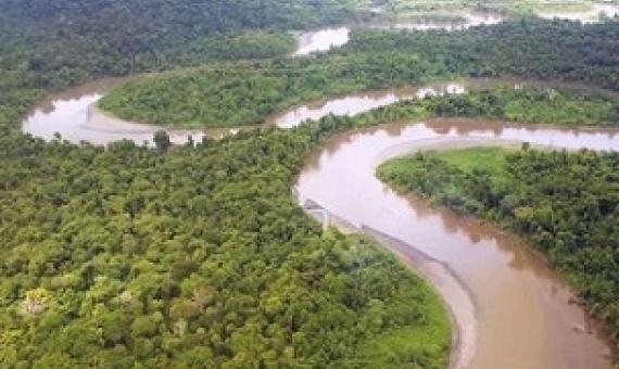 Frieda River heading north to join the Sepik River. Photo: Facebook - SEPIK Capital, PNG - Wewak Urban Local Level Government