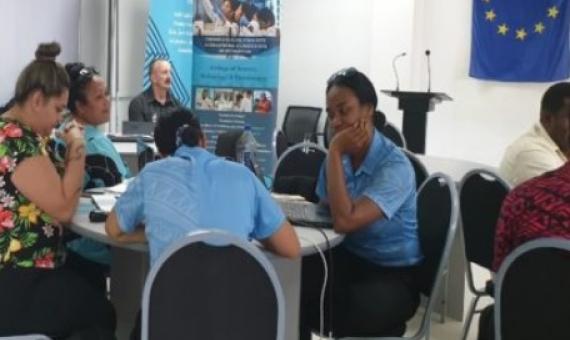 Fiji fisheries officers in training. Source - https://www.fbcnews.com.fj/
