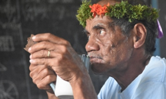 Joseph Teia of Wagina, Solomon islands. credit - SPREP