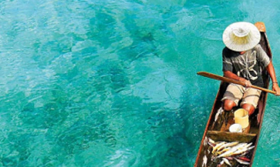 A community member in an MPA. source - http://geographical.co.uk/