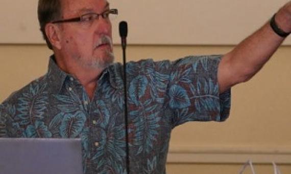 John Gourley, vice chair of Wespac, opposes the sanctuary, saying it would compromise fishing access. Credit - Cory Lum/Civil Beat