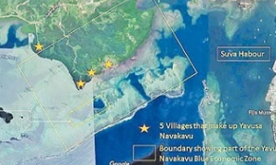 Navakavu blue zone location map. Credit - www.fijitimes.com