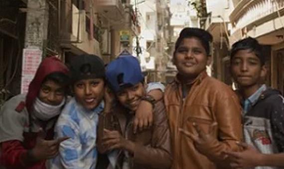 Children on the streets of Delhi, India. India has the second-worst air quality in the world that is cutting short the average life expectancy of Indians by 5.2 years. Photograph: 8 Billion Angels Productions