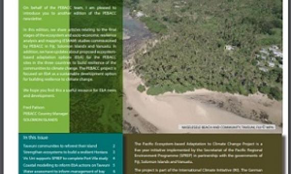 PEBACC newsletter, June 2017. Credit - SPREP