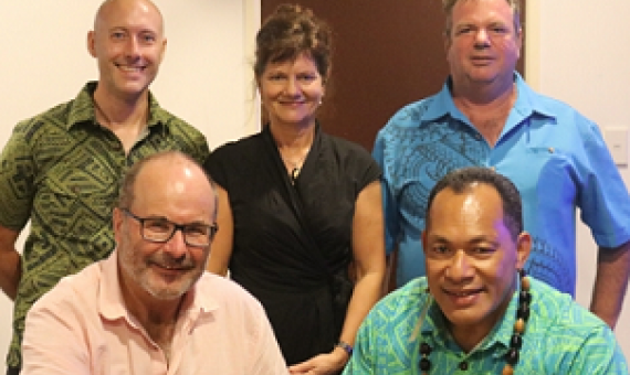 SPREP and NZ DOC representatives