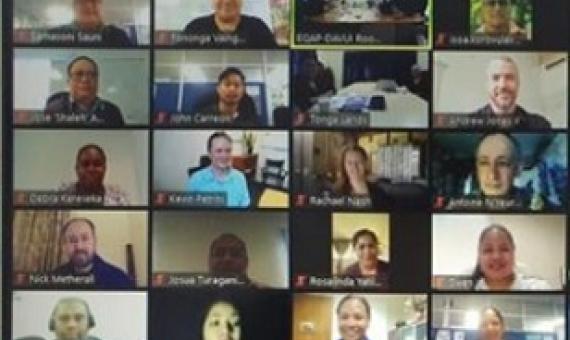 Participants of the fifth regional steering committee meeting of the GEF Pacific International Waters Ridge to Reef Project. Credit - Secretariat of the Pacific Community 