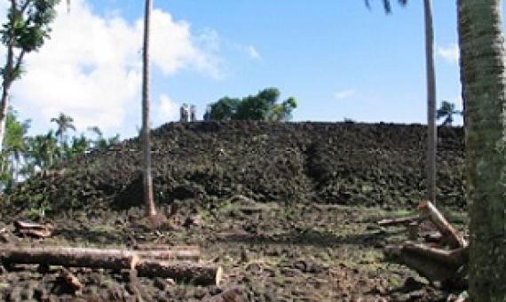 Pulemelei mound, Savaii Samoa. Credit - Helene Martinsson-Wallin