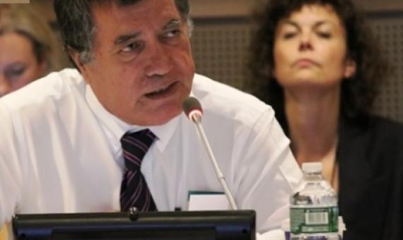 RMI representative, UN Oceans Conference, New York. Credit - Samisoni Pareti