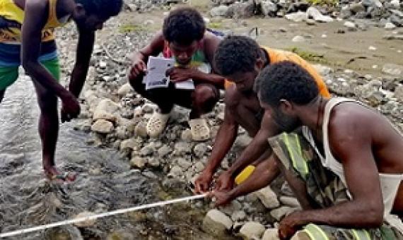 River monitoring training for the rangers. source - https://dailypost.vu/