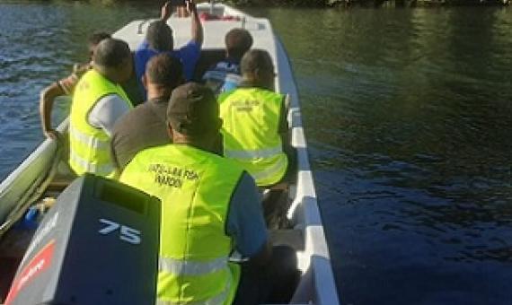 ish wardens training in the new patrol boat. Credit - Vatu-i-Ra Conservation Park