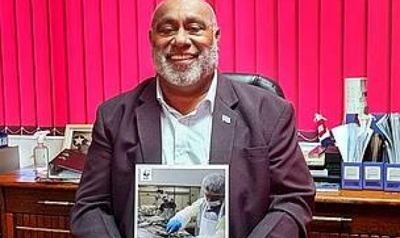 Fiji’s Minister for Fisheries, Semi Koroilavesau. Credit - Pita Ligaiula
