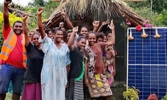 Women in Remote Santo Demonstrating Sustainability. Credit - www.dailypost.vu