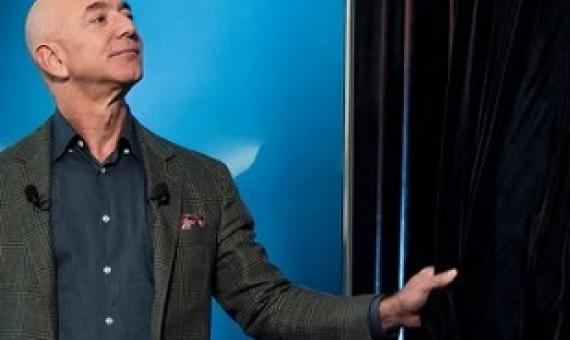 “Climate change is the biggest threat to our planet,” Jeff Bezos wrote on Instagram on Monday.Credit...Emma Howells for The New York Times