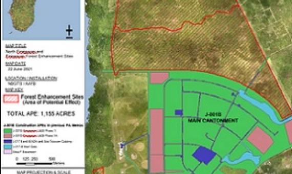 Navy proposes limestone forest habitat restoration in Finegayen. Credit - www.pacificislandtimes.com
