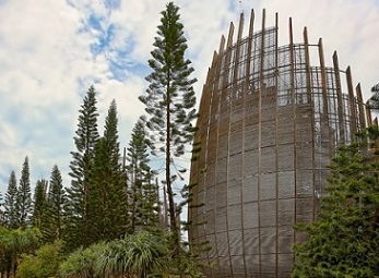 tjibaou cultural centre. noumea, new caledonia